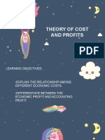 Theory of Cost and Profits