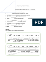 Exercise 3b - The Simple Present Tense