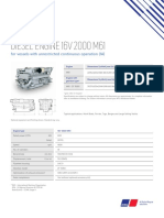 Marine Diesel Engine 16V 2000 M61 for Unrestricted Continuous Operation