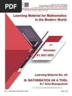 Signed Learning Material No. 4A Data Management