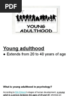 Young Adulthood