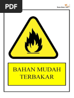 Sign Bahan Mudah Terbakar