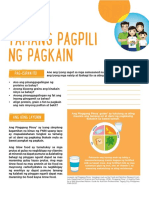 Adult Module 4 Proper Food Selection Handout Filipino