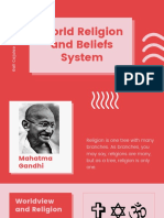 World Religion and Beliefs System