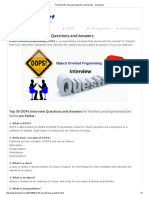 Top 50 Oops Interview Questions and Answers: Java PDF C# PDF C++ Programming Java Programming