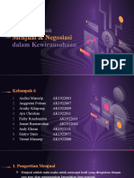 Kelompok 6 - Keterampilan Menjual & Negosiasi DLM Kewirausahaan (PRESENTASI)