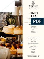 Modern Continental Breakfast Menu