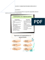 Resume About Exprression of Cangratulation and Expression of Compliment