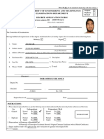 Degree Form