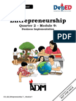 Entrepreneurship: Quarter 2 - Module 9