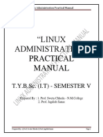 Linux OS Practicals