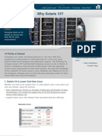 Why Solaris 10?: Solaris 10 Versus Red Hat Enterprise Linux