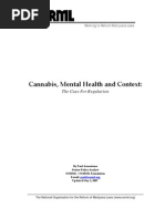 Cannabis, Mental Health and Context - NORML