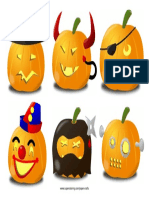 pumpkin-carving-ideas-for-halloween-dead-ninja-pirate-witch-clown-frankenstein-evil-paper-craft