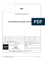 Validation PVELITE 2005 Div1