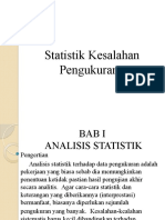 STATISTIK KESALAHAN PENGUKURAN