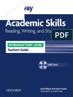 Headway Academic Skills Reading Writing Intro Teachers Guide