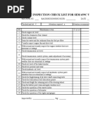 Machine Check Sheet | PDF | Machines | Vehicle Technology