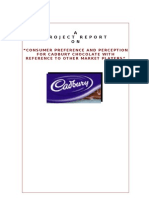 Cadbury Consumer Preference Report