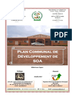 Plan Communal de Developpement de Soa