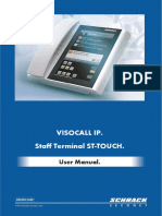 Visocall Ip. Staff Terminal ST-TOUCH.: User Manual