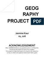 Geog Raphy Project: EGR Aphy