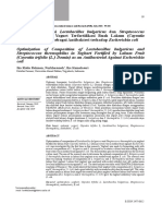 1. Optimasi Komposisi Lactobacillus Bulgaricus Dan Streptococcus The