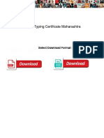 Online Typing Certificate Maharashtra