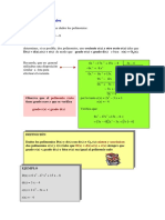 Division de Polinomios