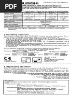 FX3U FLROM HardwareManual MemoryCassette JY997D12801 E