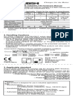 FX3U FLROM HardwareManual MemoryCassette JY997D12801 E
