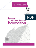 Journal of Baltic Science Education, Vol. 19, No. 5, 2020