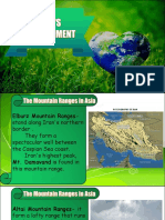 Major Mountain Ranges of Asia