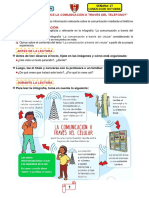 04-10-2021 COMUNICACIÓN Cómo Se Produce La Comunicación A Través Del Teléfono.