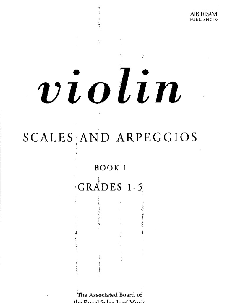 abrsm grade 3 violin scales