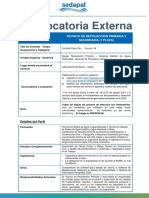 Convocatoria Externa Tecnico de Recolección Primaria y Secundaria 1493