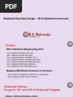 Relational Data Base Design - ER To Relational Conversion