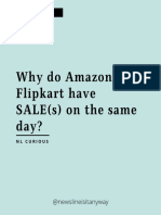 Why Do Amazon & Flipkart Have SALE(s) On The Same Day?: Finance E-Commerce