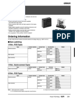 Ordering Information: Power PCB Relay