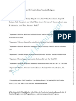 Accepted Manuscript: Impact of Pre-Transplant Donor BK Viruria in Kidney Transplant Recipients