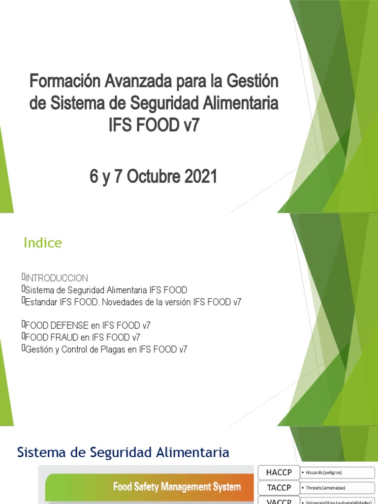 1 - Sistema de Gestión de Inocuidad Alimentaria | PDF | Análisis de ...