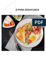 Recetario DesayunoSorpresa