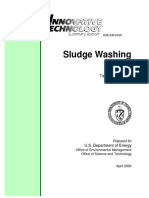 Sludge Washing: Tanks Focus Area