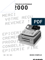 CASIO TE-2000 Manual FR