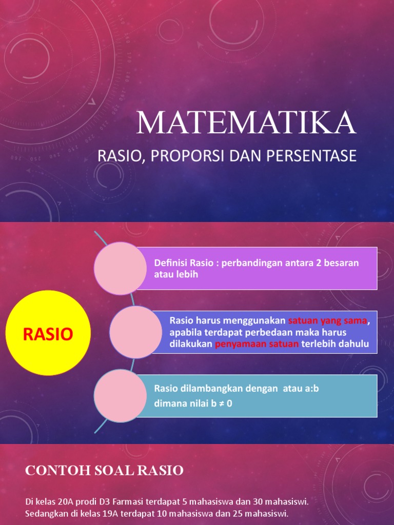 Rasio, Proporsi, Persentase | PDF