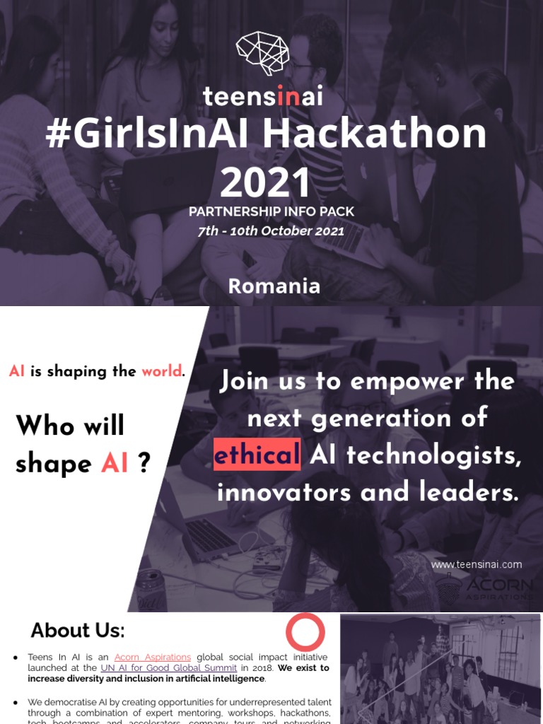 Girls In AI Hackathon 2021 Overview | PDF | Artificial Intelligence ...