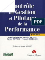 Françoise Giraud - Contrôle de Gestion Et Pilotage de La Performance-Gualino (2004)