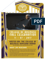 2017 Fall Celebration of Excellence Poster