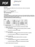 Association Rules Problem Statement