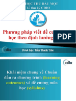 Subject Syllabus CDIO - THS - Tran Thanh Trac
